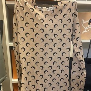 Marine serre jumpsuit stretchy material